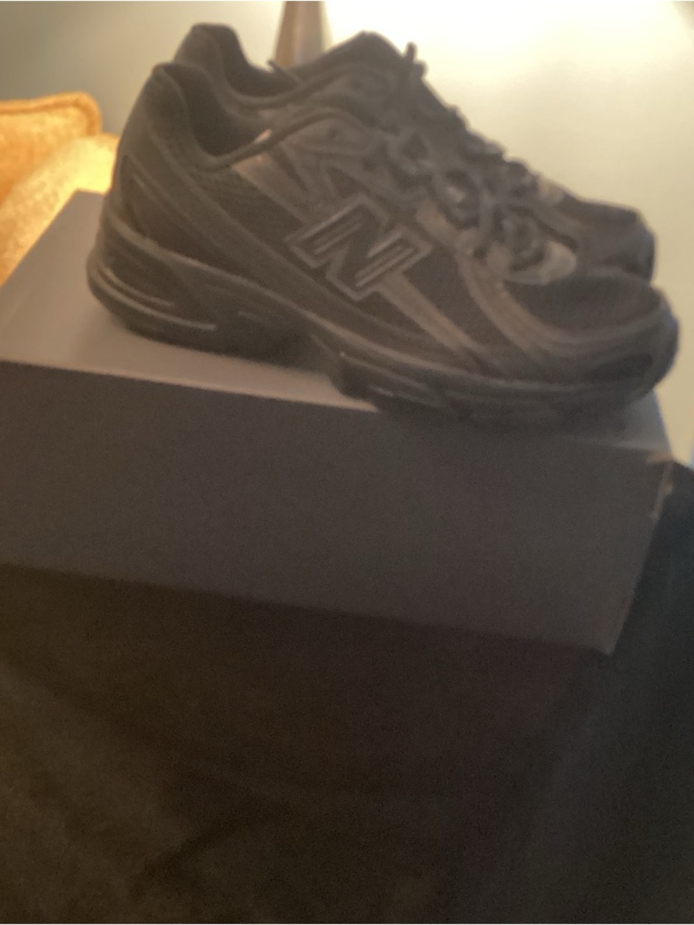 New Balance kids Black Athletic Sneakers